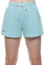 Shorts Tricot Teens Menina Azul Poah Noah