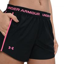 Shorts Under Armour Tech Play Up Feminino - Black/Super Pink Tamanho:MCor:Preto Shorts Under Armour Tech Play Up Feminino - Black/Super Pink Tamanho:MCor:Preto