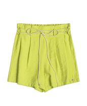 Shorts Verde Lima c/ Pregas Shorts Verde Lima c/ Pregas