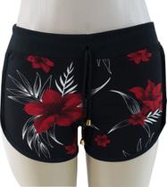 Shorts Visco lycra Estampado Feminino Adulto