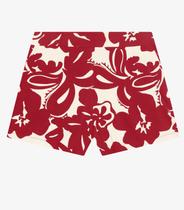 Shorts Viscose Maquinetada Plus Size Secret Glam Vermelho Shorts Viscose Maquinetada Plus Size Secret Glam Vermelho