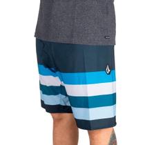 Shorts Volcom Quarta Static Azul Shorts Volcom Quarta Static Azul