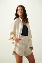 Shorts ZU Orla Listrado P