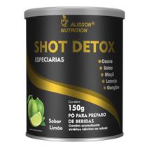 Shot Detox Polpa De Maçã e Laranja Gengibre Couve Salsa Lata 150 gramas - Alisson Nutrition