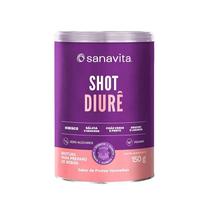 Shot Diurê Sanavita 150g Bebida com Hibisco, Chá Verde e Sálvia Zero Açúcar Shot Diurê Sanavita 150g Bebida com Hibisco, Chá Verde e Sálvia Zero Açúcar
