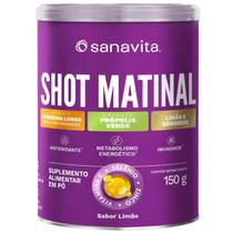 Shot matinal lata 150g sabor limão - sanavita