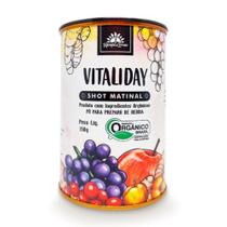 Shot Matinal Orgânico Cúrcuma Uva Própolis Vitaliday 150g - Kampo de Ervas