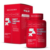 Shot Thermo Max Titanium 60 Cáps Cafeína Taurina L-Carnitina