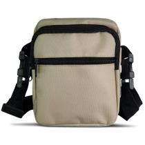 Shoulde Bag Preta Lisa Bolsa Pochete Transversal 3 Divisórias Shoulde Bag Preta Lisa Bolsa Pochete Transversal 3 Divisórias
