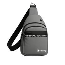 Shoulder Bag Alça Transversal Fone de Ouvido Casual Ombro Tiracolo Pochete Mini Bolsa Esportiva Masculina Impermeável Pe