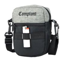 Shoulder Bag Bolsa Necessaire Pochete Everbags Compton Cinza