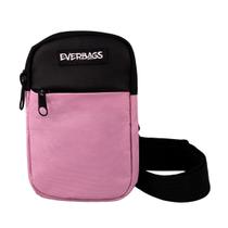 Shoulder Bag Bolsa Pochete Moderna Transversal Lateral Necessaire Espaçosa Viagem Passeio Multiuso - Everbags