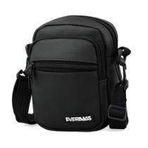 Shoulder Bag Bolsa Reforçada Pequeno Porta Documentos Resistente Tranversal Tiracolo Lateral - Everbags