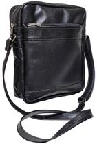Shoulder Bag Bolsa Transversal Em Couro Legitimo Notebook