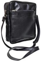 Shoulder Bag Bolsa Transversal Em Couro Legitimo Notebook