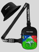 Shoulder Bag Bolsa transversal Lateral de Ombro + Chapeu Bucket Baki