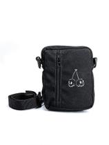 Shoulder Bag Bolso Vertical Cereja Caveira Transversal Unisex Mini Masculina e Feminina Shoulder Bag Bolso Vertical Cereja Caveira Transversal Unisex Mini Masculina e Feminina