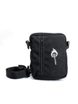 Shoulder Bag Bolso Vertical Fosforo Caveira Transversal Unisex Mini Masculina e Feminina