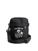 Shoulder Bag Caveira Everything is Fine Transversal Unisex Mini Masculina e Feminina