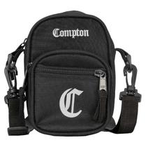 Shoulder Bag Compton 3Zip Refletivo - Preto