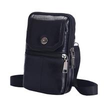 Shoulder Bag Couro Masculina Bolsa Porta Celular - GLOBAL