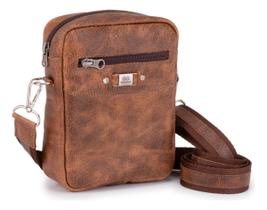 Shoulder Bag Couro Rústico Compacta E Estilosa Shoulder Bag Couro Rústico Compacta E Estilosa