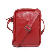 Shoulder Bag de Couro Tom - Vermelho