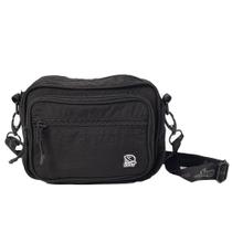 Shoulder Bag Lost Média Com Patch SM26 Preto