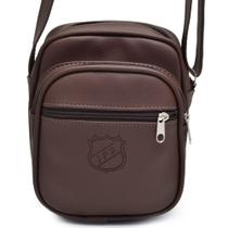 Shoulder Bag Masculina Bolsa Transversal Pequena Ziper Dia a Dia Alta Qualidade