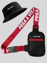 Shoulder Bag Masculina Mini Bolsa Necessaire Basica + Chapeu Bucket Pega a Visão Shoulder Bag Masculina Mini Bolsa Necessaire Basica + Chapeu Bucket Pega a Visão