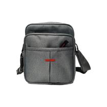 Shoulder Bag Masculina Transversal Mini Bolsa Preto Tira Colo Bolsinha Show Basica Escolar Elegante Feminina Unissex Top