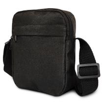 Shoulder Bag Mini Bolsa Alça Regulável Transversal Cor Preta