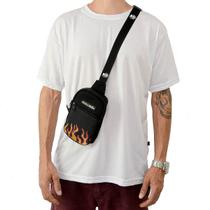 Shoulder Bag Mini Bolsa Lateral Fogo Pega a Visão Shoulder Bag Mini Bolsa Lateral Fogo Pega a Visão