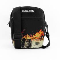 Shoulder Bag Mini Bolsa Lateral Pega a Visão Dolllar Fogo