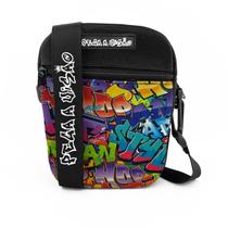 Shoulder Bag Mini Bolsa Lateral Pega a Visão Grafite - MP Moda Masculina