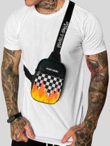 Shoulder Bag Mini Bolsa Necessaire Transversal Fogo Xadrez Shoulder Bag Mini Bolsa Necessaire Transversal Fogo Xadrez