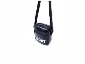 Shoulder Bag Mini Bolsa Pochete Transversal Preta Sport - XF-PING