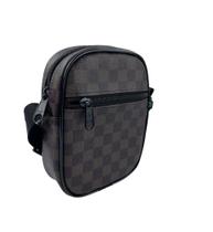 Shoulder Bag Mini Bolsa Tiracolo Pochete Necessaire Sintético Xadrez