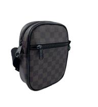 Shoulder Bag Mini Bolsa Tiracolo Pochete Necessaire Sintético Xadrez - Art Mania
