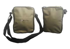 Shoulder Bag Mini Bolsa Transversal Ombro Em Lona Com Alça Regulável - Vm Moda e Acessórios