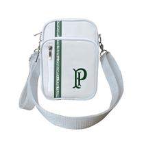 Shoulder Bag Palmeiras Palestra Itália Branco Oficial - Sude Shoulder Bag Palmeiras Palestra Itália Branco Oficial - Sude