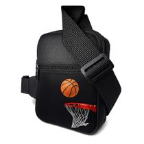 Shoulder Bag Pequena Mini Necessaire Estampa Basquete Pochete Transversal