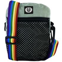 Shoulder Bag Refletiva Mini Bolsa Lateral Com Alça LGBT Pride