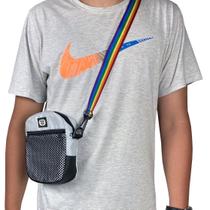 Shoulder Bag Refletiva Mini Bolsa Lateral Com Alça LGBT Pride