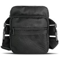 Shoulder Bag Tela Mini Pochete Pequena Necessaire Transversal Unissex