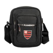 Shoulder Bag Transversal Resistente Casual Escola Faculdade Flamengo Mengão Cor:PretoTamanho:ÚnicoGenero:Unissex