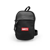 Shoulder bag wats pocket red box - preto