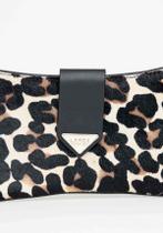 Shoulder Bolsa Bag com Pelo Leopardo Elegante Chique Shoulder Bolsa Bag com Pelo Leopardo Elegante Chique
