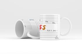 Show Harry Styles Brasil Caneca cerâmica Fine Line nome Love on Tour