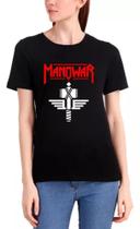 Show Manowar Heavy Metal Classico Camiseta Babylook Feminina